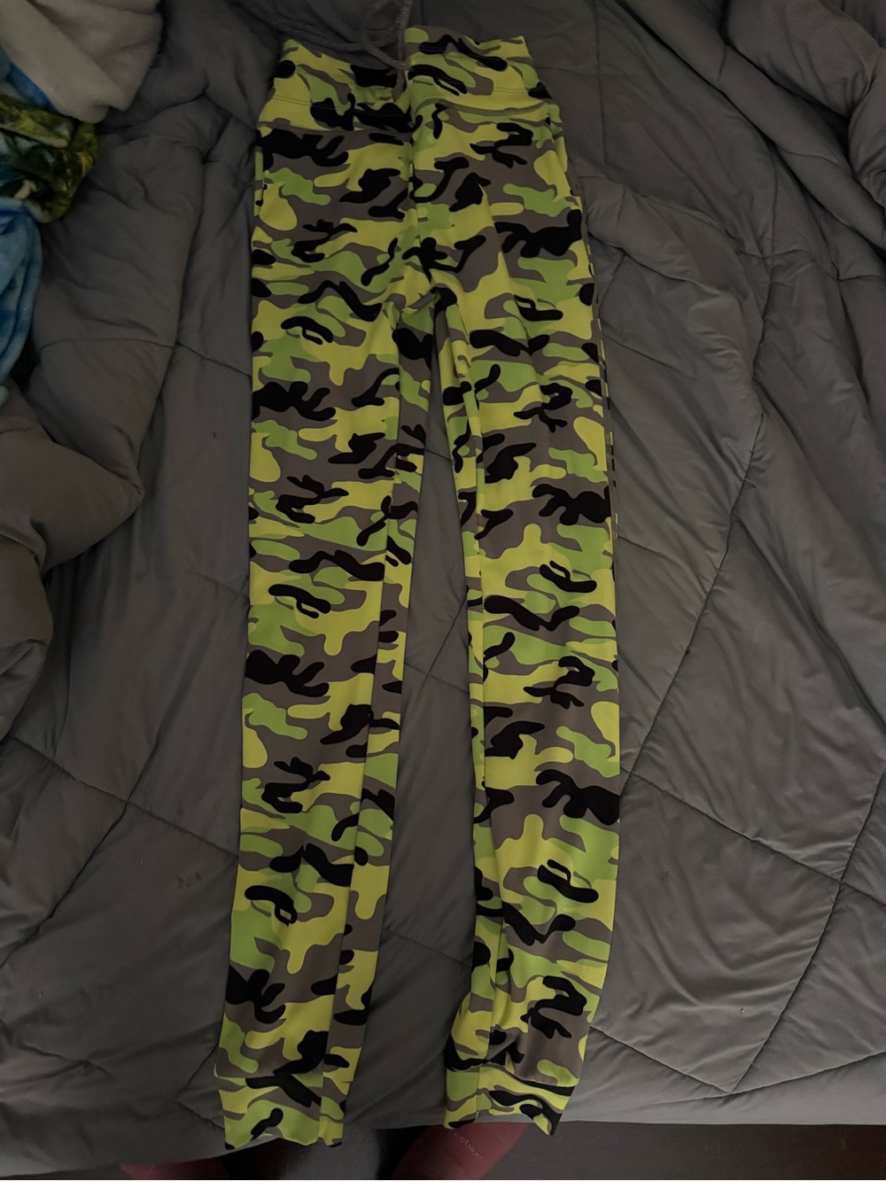 Celestial Bodiez - Neon Green Camo Joggers